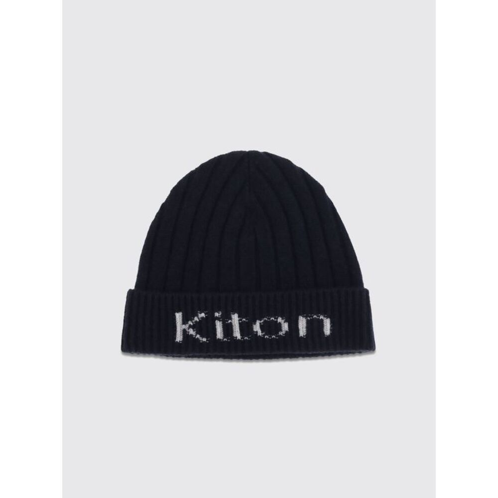 Kiton Hat Men Blue